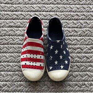 Native Kids Red and Blue Star Stripe Jeffersons size C12